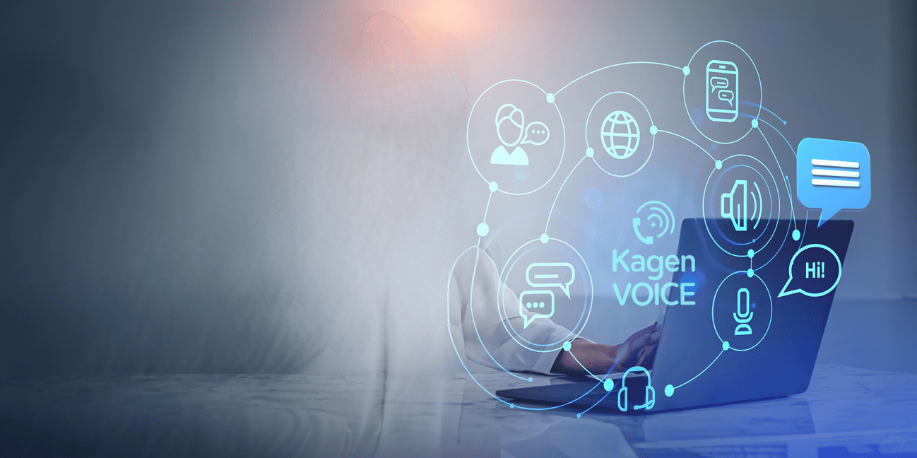Kagen Voice landing page banner